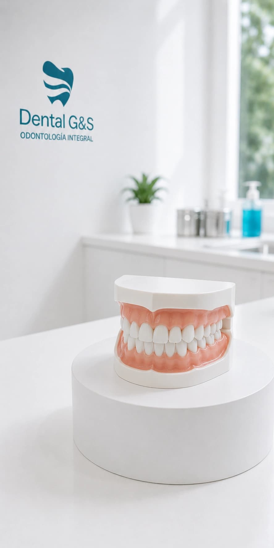 Especialista planificando rehabilitación oral